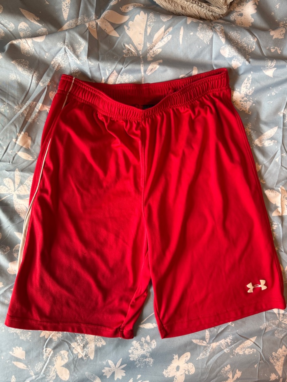 Under Armour Youth Red Athletic Shorts